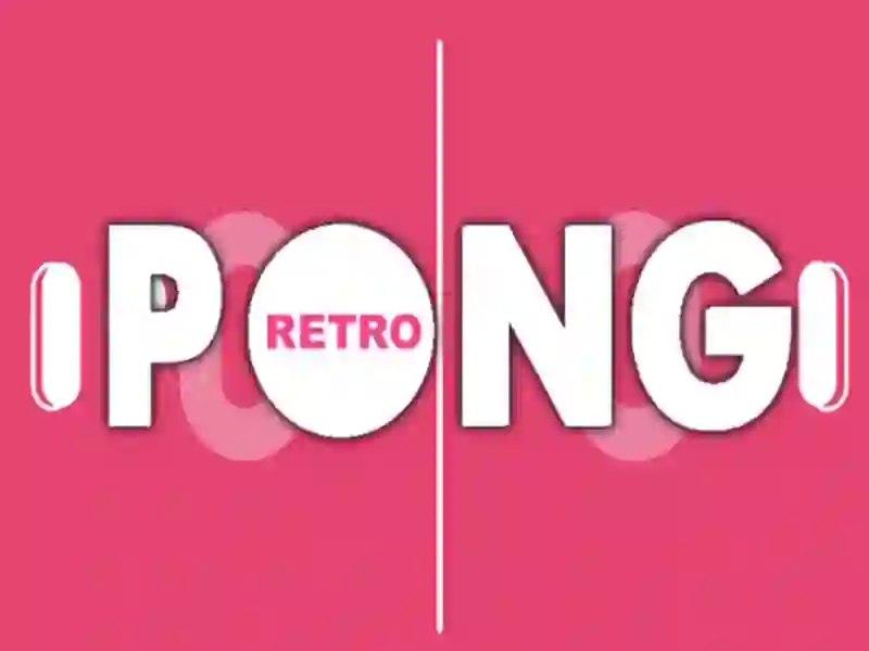 Jwèt Jwèt Retro Pong sou entènèt