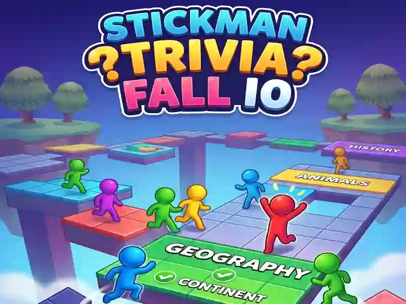 Jwèt Stickman Trivia Fall IO sou entènèt