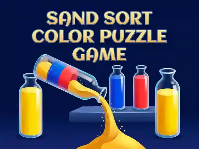 Jwèt Sand Sort Color Puzzle Game sou entènèt