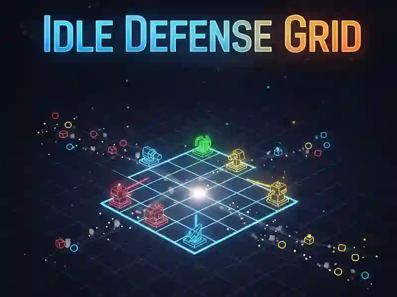 Jwèt Idle Defans Grid sou entènèt
