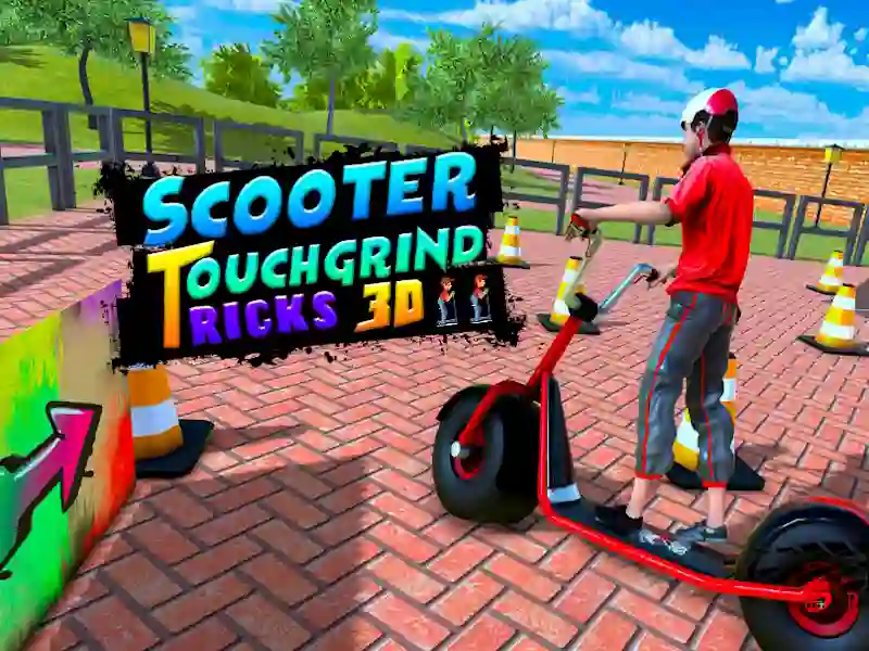 Jwèt Scooter touchgrind ke trik nouvèl 3D sou entènèt