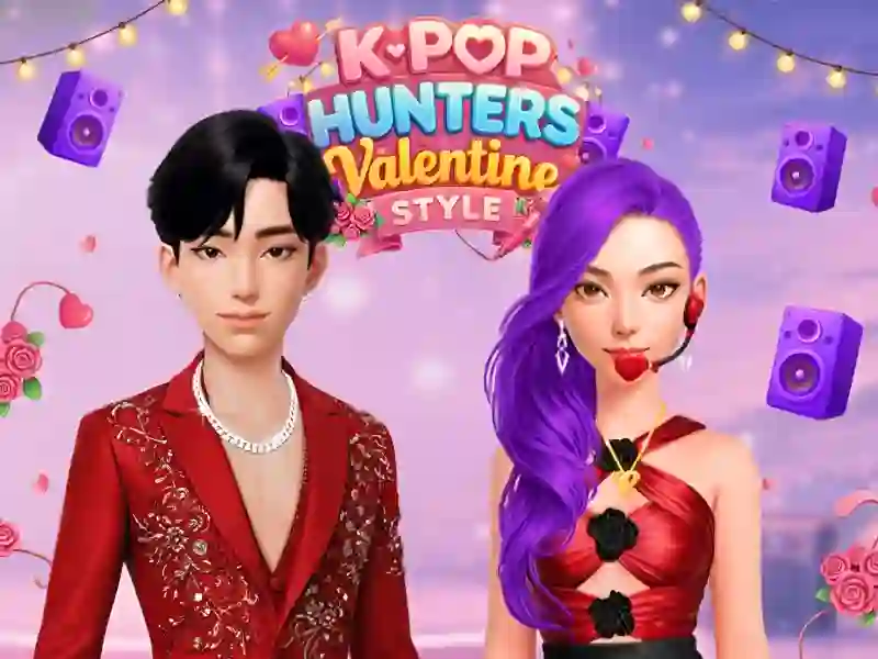 Jwèt K-Pop Hunters Valentine Style sou entènèt