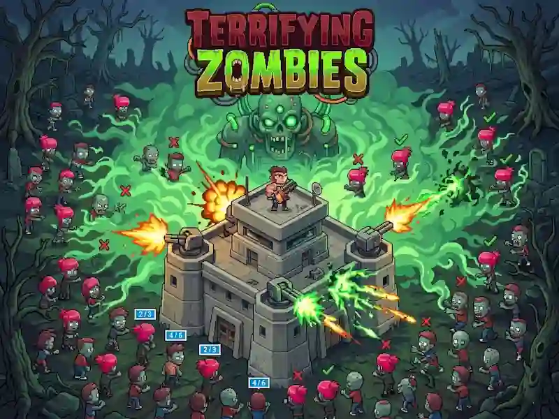 Jwèt Terrifying Zombies sou entènèt
