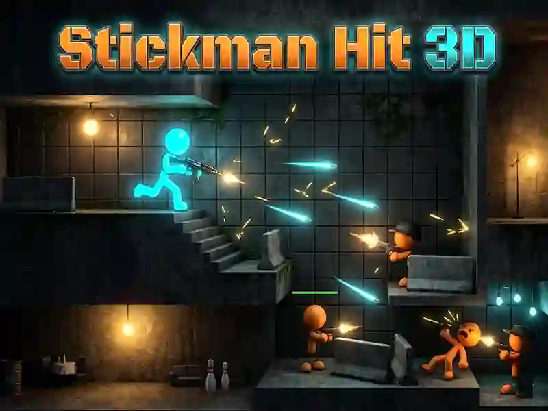 Jwèt Sou entènèt jwèt Stickman Hit 3D sou entènèt