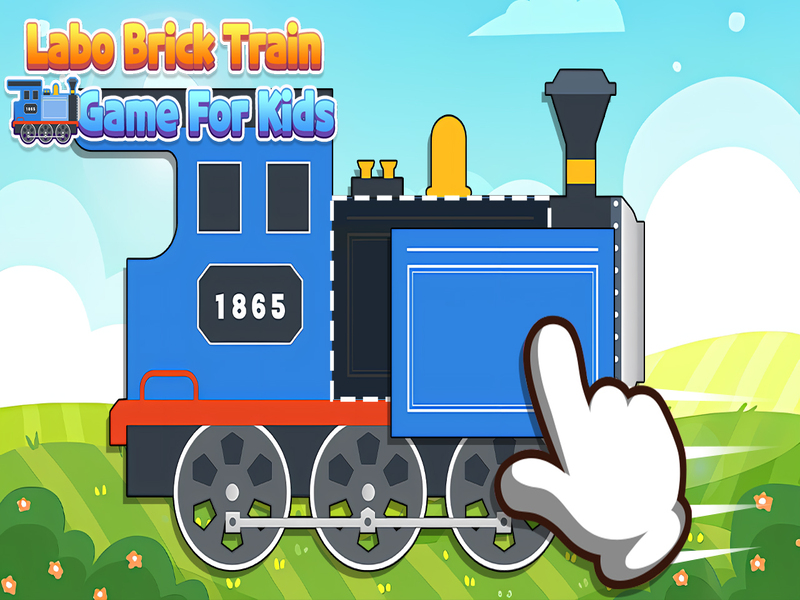 Jwèt Labo jwèt tren brik pou timoun yo sou entènèt