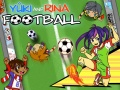 Jwèt Foutbòl Yuki ak Rina sou entènèt