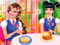 Jwèt Kwizin Burger Prensès yo sou entènèt