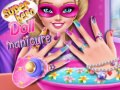 Jwèt Manicur poupe superhero sou entènèt