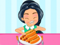Jwèt Konpetisyon Manje Hotdog Prensess la sou entènèt