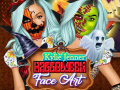 Jwèt Atizay figi Halloween Kylie Jenner sou entènèt