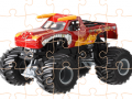 Jwèt Defi Puzzel Monster Truck sou entènèt