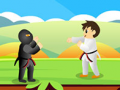 Jwèt Karate sou entènèt