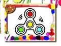 Jwèt Liv pou kolore Fidget Spinner sou entènèt