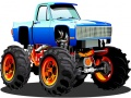Jwèt Puzle Monster Truck sou entènèt