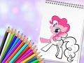 Jwèt Liv pou kolore poney bèl sou entènèt
