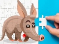 Jwèt Defi Puzzel Aardvark sou entènèt