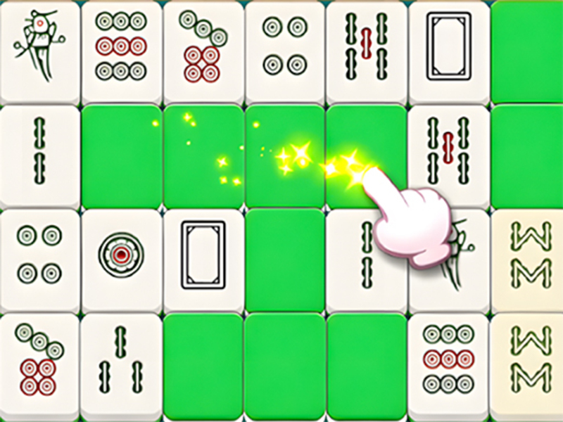 Jwèt Mahjong devinèt glise sou entènèt