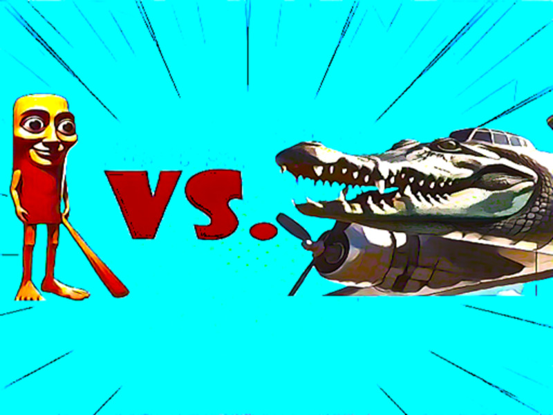 Jwèt Tung Tung Tung Sahur vs Bombardino Crocodilo sou entènèt
