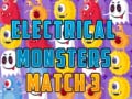 Jwèt Monstres Elektrik: Match 3 sou entènèt