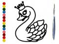 Jwèt Retou nan lekòl: Liv koloran Swan sou entènèt