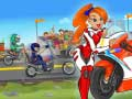 Jwèt Moto Quest: Kous Motosikl sou entènèt