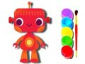 Jwèt Retounen Lekòl: Liv Koloran robot sou entènèt
