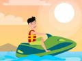Jwèt Plezi Kache sou Jet Ski sou entènèt