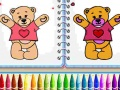 Jwèt Koulè Teddy Bear Cute sou entènèt