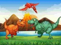 Jwèt Dinozò yo Koulè Matche 3 sou entènèt