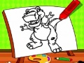 Jwèt Kolorasyon Dinozò pou Timoun sou entènèt
