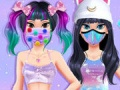 Jwèt Kawaii Woutin Swen Po: Transformasyon Mask sou entènèt