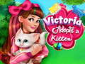 Jwèt Victoria adopte yon chaton sou entènèt