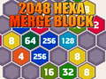 Jwèt 2048 Blòk Fiziyasyon Heksagonal sou entènèt