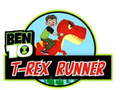 Jwèt Ben 10 Kourè T-Rex sou entènèt