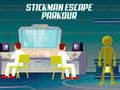 Jwèt Echape Stickman: Parkour sou entènèt