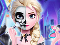 Jwèt Tatouaj fèt Halloween Elsa sou entènèt