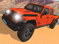 Jwèt Simulateur kondiktè Jeep dan rizikab sou ti mòn sou entènèt