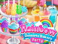 Jwèt Fèt Patisri Dessè Rainbow sou entènèt