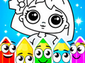 Jwèt Koulè pou poup sou entènèt