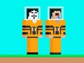 Jwèt Noob vs Hacker Kostim Plonje sou entènèt