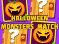 Jwèt Halloween Monsters Match sou entènèt