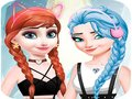 Jwèt Rade ak Maquillage Elsa ak Anna sou entènèt