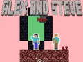 Jwèt Alex ak Steve Nether sou entènèt