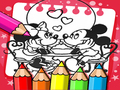 Jwèt Liv pou Kolore Mickey Mouse sou entènèt