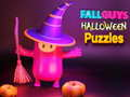 Jwèt Fall Guys: Puzzl Halowin sou entènèt