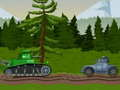 Jwèt Tank 2D: Lagè Tank sou entènèt
