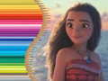 Jwèt Liv pou koloran pou Moana sou entènèt