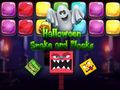 Jwèt Serpant ak Blòk Halloween sou entènèt