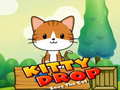 Jwèt Kitty Drop: Sove Chat la sou entènèt