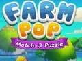 Jwèt Ferm Pop Match-3 Puzzel sou entènèt